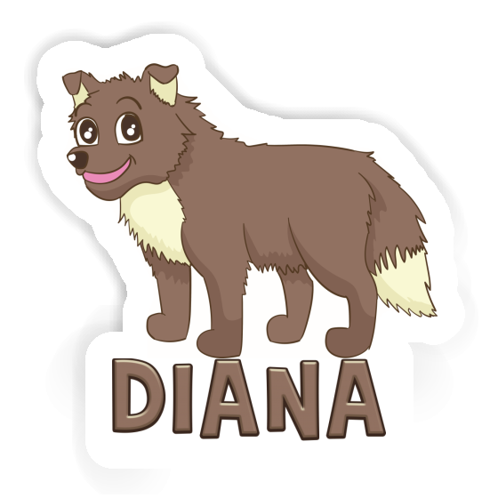 Sticker Diana Dog Notebook Image