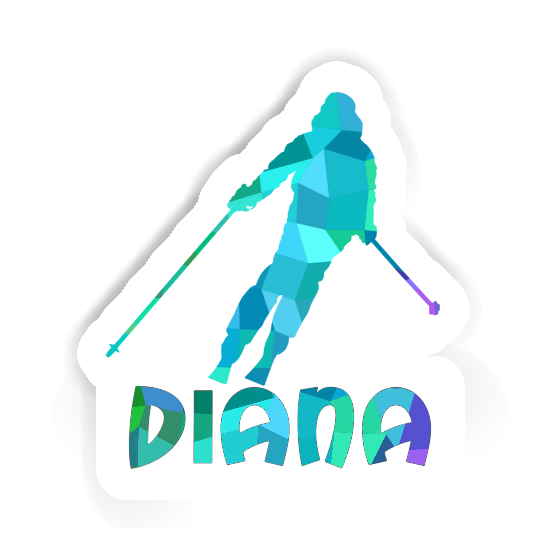 Sticker Diana Skier Image