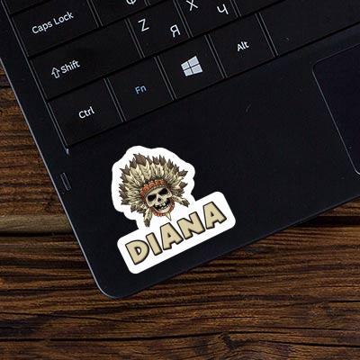 Diana Sticker Kids Skull Laptop Image