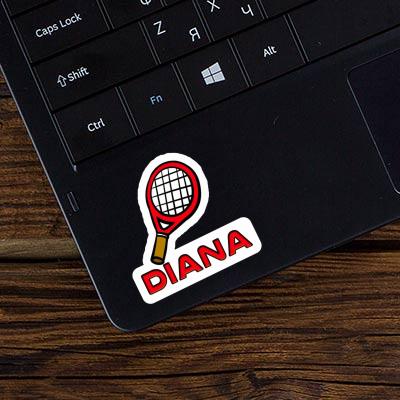 Diana Sticker Tennisschläger Image