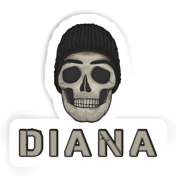 Sticker Diana Skull Image