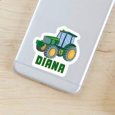 Diana Sticker Tractor Notebook Image