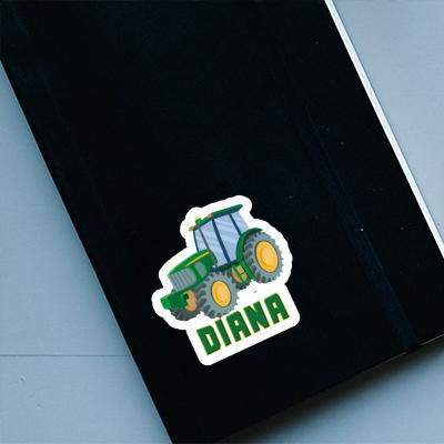 Autocollant Tracteur Diana Image