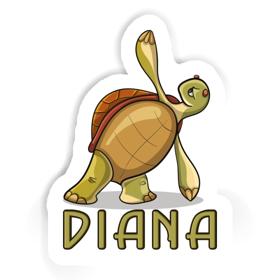 Diana Autocollant Tortue Notebook Image