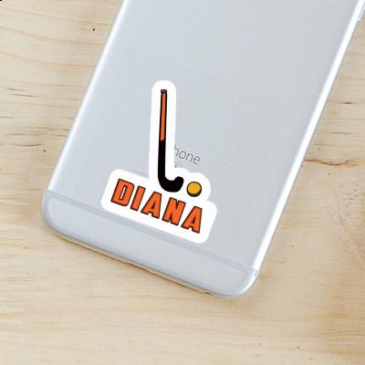 Sticker Floorball Stick Diana Laptop Image