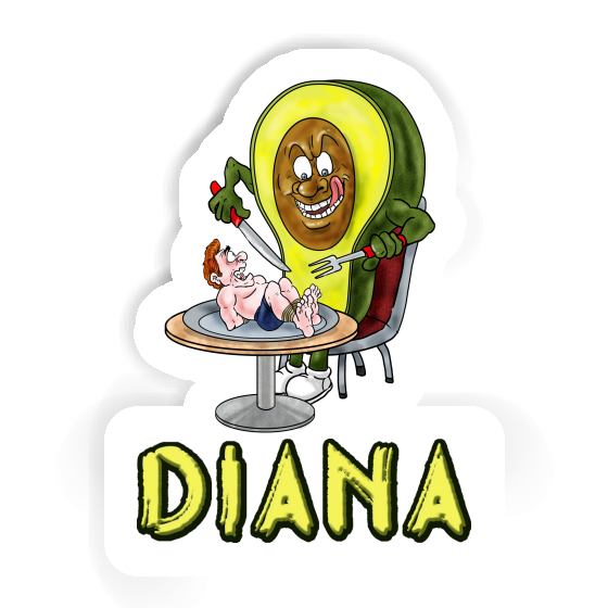 Sticker Diana Avocado Gift package Image