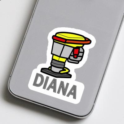 Autocollant Pilons vibrant Diana Image