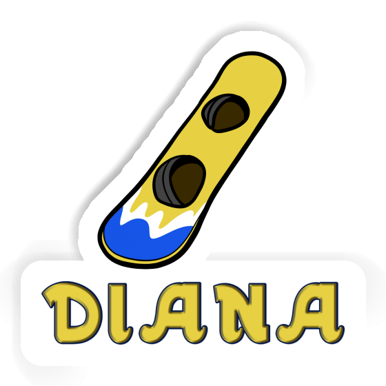 Sticker Wakeboard Diana Notebook Image