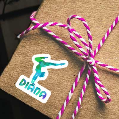 Autocollant Femme de yoga Diana Gift package Image