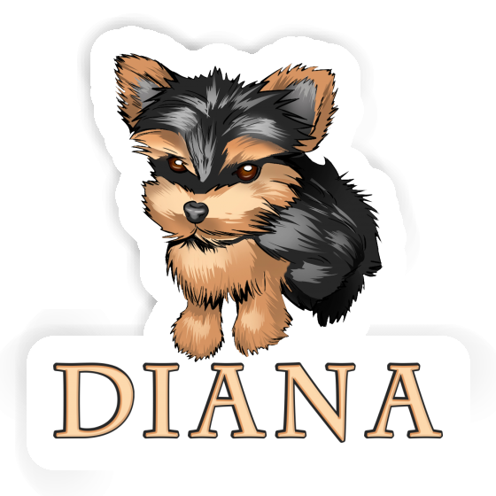 Sticker Yorkie Diana Notebook Image