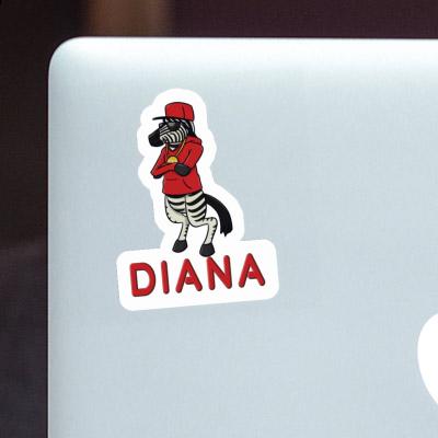 Diana Sticker Zebra Gift package Image