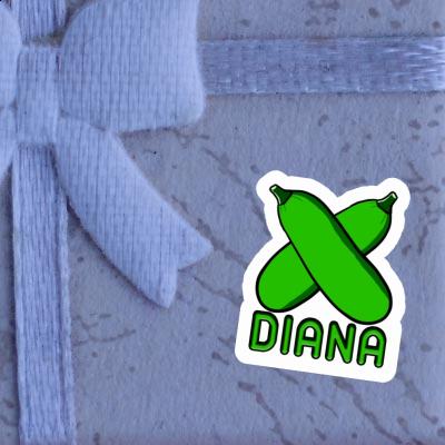 Sticker Zucchini Diana Gift package Image