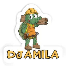 Autocollant Ouvrier du bâtiment Djamila Image
