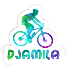 Djamila Autocollant Vététiste Image