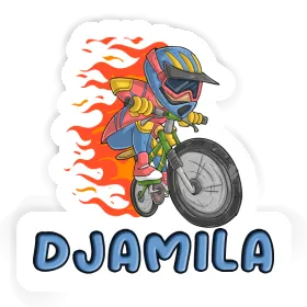 Autocollant Vététiste Djamila Image