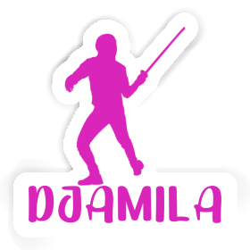 Autocollant Escrimeur Djamila Image