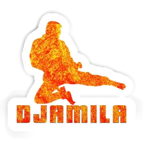 Autocollant Karatéka Djamila Image