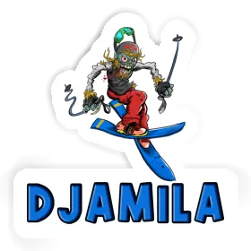 Autocollant Djamila Skieur Image