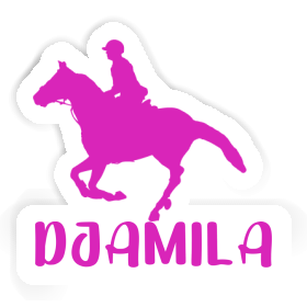 Autocollant Cavalière Djamila Image
