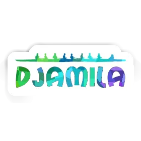 Autocollant Djamila Bateau à rames Image
