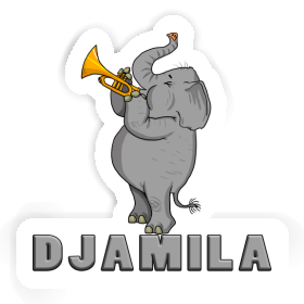 Djamila Autocollant Éléphant Image