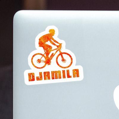 Autocollant Vététiste Djamila Laptop Image
