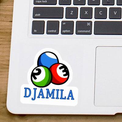 Autocollant Boule de billard Djamila Notebook Autocollant Boule de billard Djamila Notebook Image