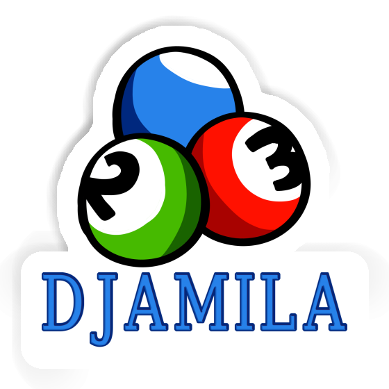 Autocollant Boule de billard Djamila Notebook Autocollant Boule de billard Djamila Gift package Image