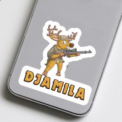 Djamila Autocollant Cerf Notebook Image