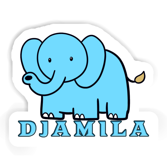 Djamila Autocollant Éléphant Djamila Autocollant Éléphant Image