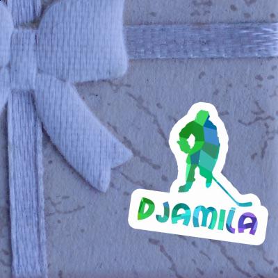 Sticker Djamila Hockey Player Gift package Image