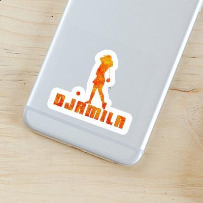 Sticker Djamila Golfer Gift package Image