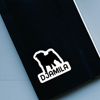 Sticker Pug Djamila Image