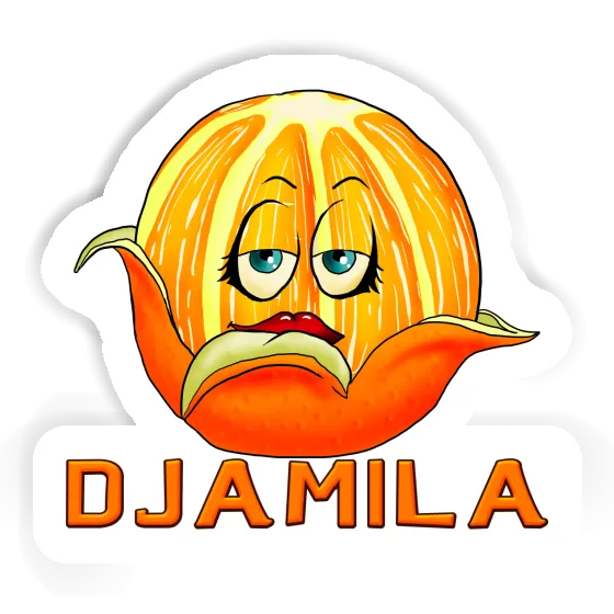 Djamila Autocollant Orange Laptop Djamila Autocollant Orange Laptop Image