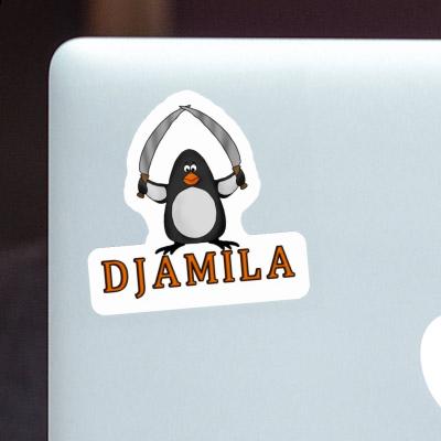 Djamila Autocollant Pingouin de combat Djamila Autocollant Pingouin de combat Image