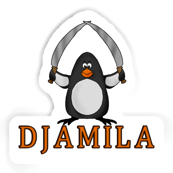 Djamila Autocollant Pingouin de combat Notebook Djamila Autocollant Pingouin de combat Notebook Image