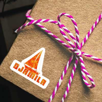 Djamila Sticker Sailboat Gift package Image
