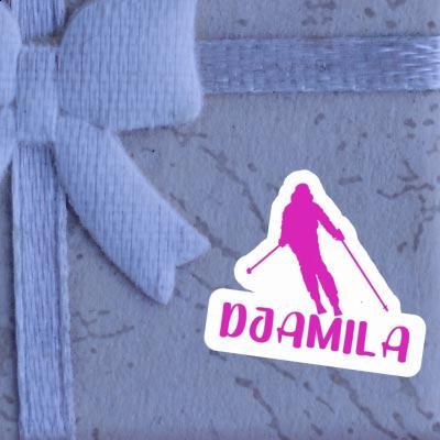 Sticker Djamila Skifahrerin Image