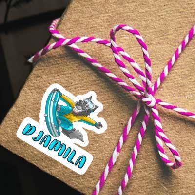 Autocollant Djamila Snowboardeur Notebook Autocollant Djamila Snowboardeur Gift package Image