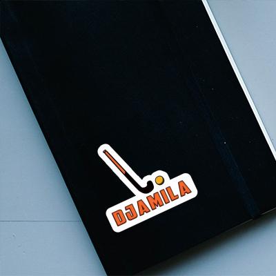 Sticker Djamila Floorball Stick Laptop Image