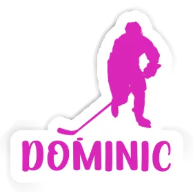 Aufkleber Dominic Eishockeyspielerin Image