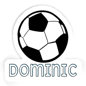 Autocollant Ballon de foot Dominic Image