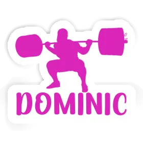 Gewichtheberin Sticker Dominic Image