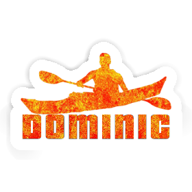 Dominic Sticker Kajakfahrer Image