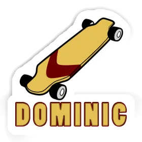 Autocollant Dominic Longboard Image