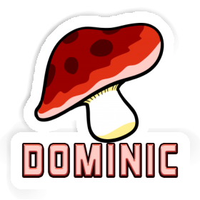 Dominic Autocollant Champignon Image