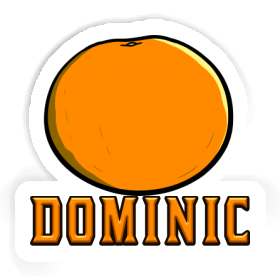 Sticker Orange Dominic Image