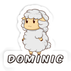 Aufkleber Schaf Dominic Image