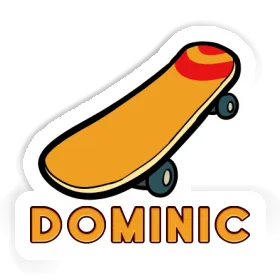 Dominic Autocollant Skateboard Image