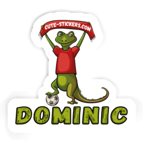 Dominic Autocollant Lézard Image